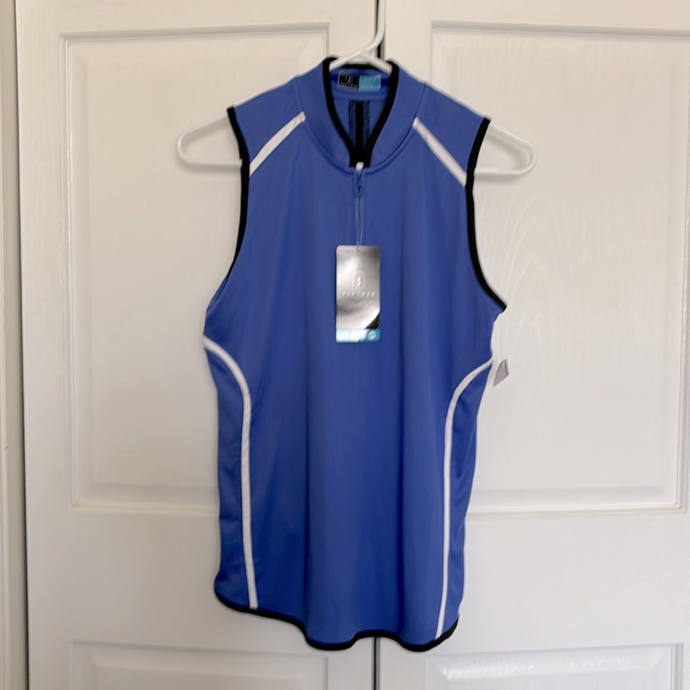 PGA Tour Women’s Sleeveless Top Amparo Blue Medium